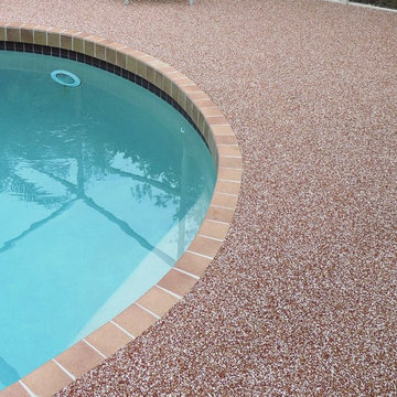 Residential Swimming Pool Rubber Deck