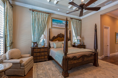 Bedroom - transitional bedroom idea in Tampa