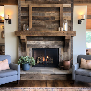 Gorgeous Fireplace Mantels with Wooden Corbels