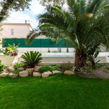 Maison D-Construction piscine et terrasse