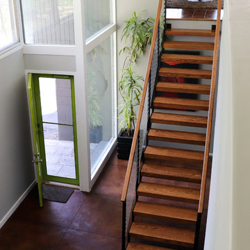 Mid Century Modern Open Staircase
