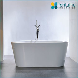 Harper 1500 White Freestanding Bath - Bathtubs