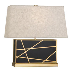 Robert Abbey - Robert Abbey Micheal Berman Bond Wide Table Lamp - Table Lamps