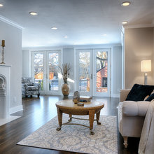 Redefined Updated Georgian Style 1937 Home with Grand Barrel Ceiling