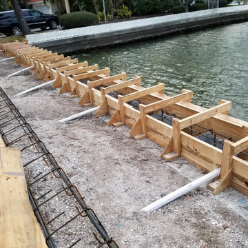 600 feet of seawall