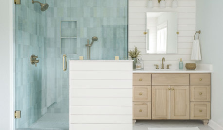 5 Fresh New Bathrooms With a Low-Curb Shower