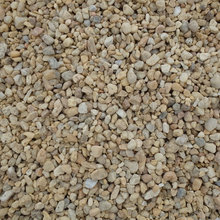 Pea gravel patio