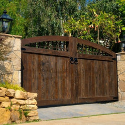 Rustic Driveway Gates - Brentwood - Home Fencing And Gates