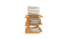 Bamboo Three Tier Corner Shelf