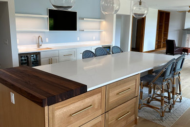 Kitchen - contemporary kitchen idea in New York