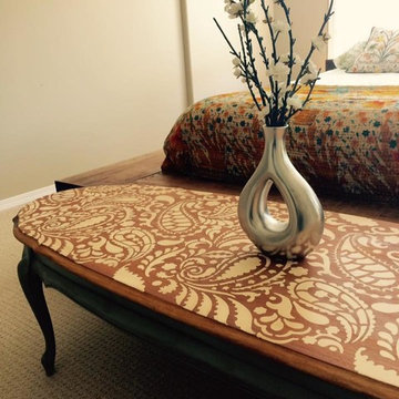 Stenciled & Painted Furniture Ideas