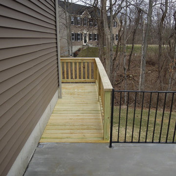 Treated Lumber 2-Tier Decks, Milford Ohio are