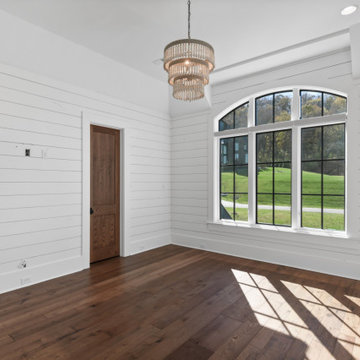 Luxury Bedroom with Overhead Loft, Swing Bed & Shiplap Walls