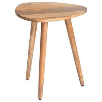 Tora End Table, Natural, 18"
