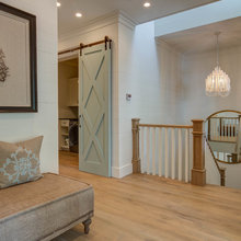 Upstairs laundry door