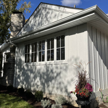 Expanded Kitchen Inside and Out