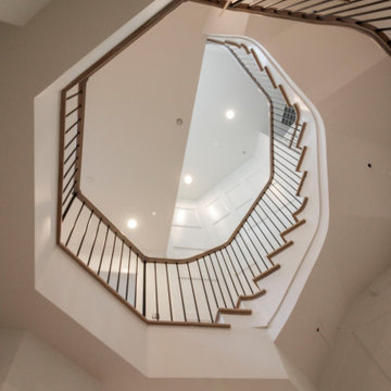 100_Hexagonal Floating-Staircase, Bethesda MD 20817