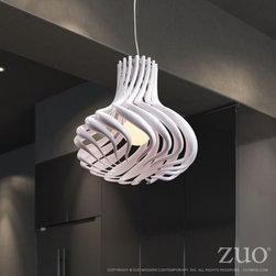 Zuo Tsunami Ceiling Lamp White - SKU: 50146 - Pendant Lighting