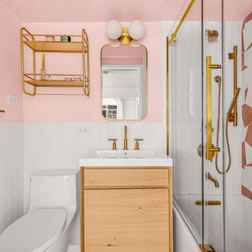 East Village Bathroom Renovation – Bold Modern Accent