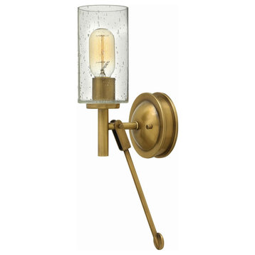 Hinkley Lighting Collier 1 Light 17" Tall Wall Sconce, Heritage Brass