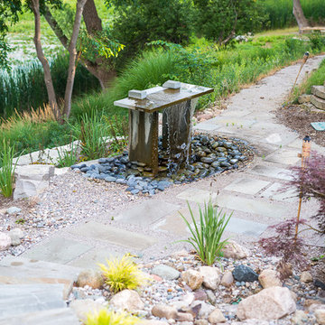 Zen Modern River Overlook