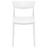 Monna Outdoor Dining Chair White, Set of 2