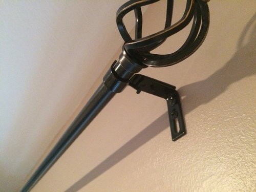 Adding A Second Curtain Rod Adding A Second Curtain Rod, Add Curtain Rod To Existing