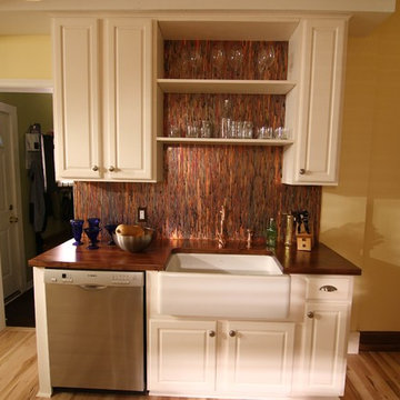 Wood Countertops with Sinks - It's WATERPROOF!