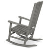 Polywood Nautical Porch Rocking Chair, Teak