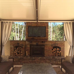Gunite Pool in Birmingham, Al - Outdoor Fireplaces