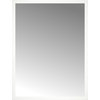 48"x63" Custom Framed Mirror, Smooth White