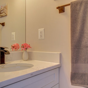 Bathroom Remolded With Standing Shower, Sink With Cabinet Space, Maryland