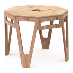 Octagon Side Table by We Do Wood - Side Tables And End Tables