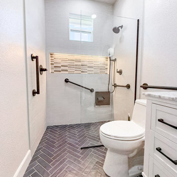 Timeless Universal Design Bathroom Remodel