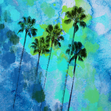 Succulents and Tropical Canvas Art by Irena Orlov