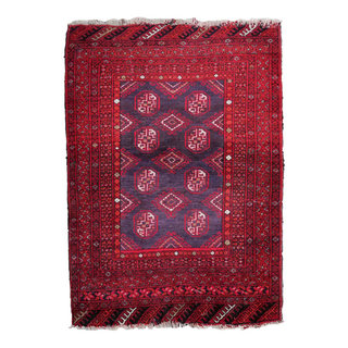 2.5x4 Denim Blue Super Kazak Rug Kazak Rug 2.5x4 Rug 