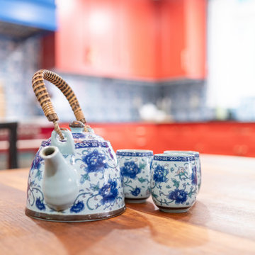 Turkish Tea Room Inspired Colorful Kitchen