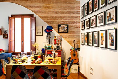 Ejemplo de comedor bohemio grande