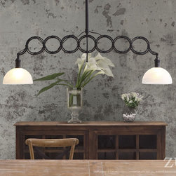 Zuo Jade Ceiling Lamp Antique Black Gold - SKU: 98233 - Pendant Lighting
