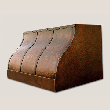 Modern Curve Range Hood by World CopperSmith