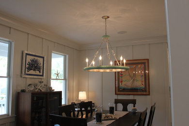 Transitional dining room photo in Charleston
