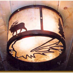 Wilderness Dome Light - Flush-mount Ceiling Lighting