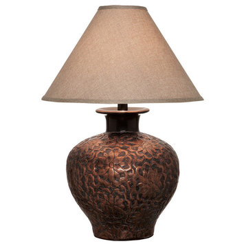 Lomasi Table Lamp With Shade, Copper