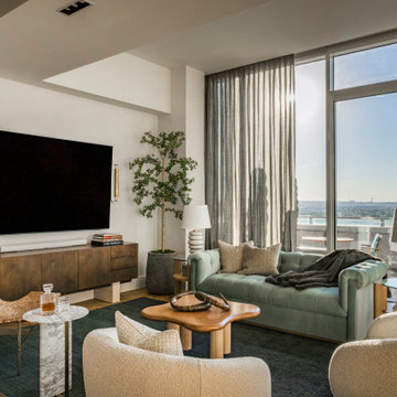 Two-Story Penthouse Renovation, W Dallas South Tower