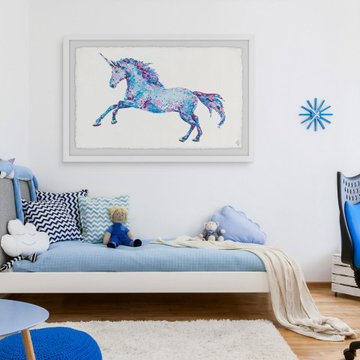 "Unicorn Magic Dust" Framed Painting Print