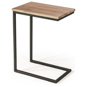 Industrial C-shaped Side Table for Sale, Home Furniture