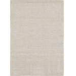 Karastan - Karastan Meander Silver Birch Area Rug, 2'x8' - Thoughtfully hand-loomed by skilled artisans, this debut of Karastan's Labyrinth Collection in Meander Silver Birch features a beautiful balance between luxurious dense wool and the delicate shimmer of viscose. Colored a cool monochromatic palette, modern texture is achieved through this rug's unique hand-crafted construction. Soft and stain-resistant, these designs feature the renowned strength of wool for enduring elegance. Ideal for entryways, living rooms, kitchens, bedrooms, dining areas, offices and more, this soft and stain-resistant style is also available in runners, 5' x 8' area rugs, large 8' x 10' area rugs and other popular sizes. Keep your new rug and the flooring beneath looking their best with an essential all-surface, earth conscious rug pad, crafted of 100% recycled fibers and certified Green Label Plus by The Carpet and Rug Institute!