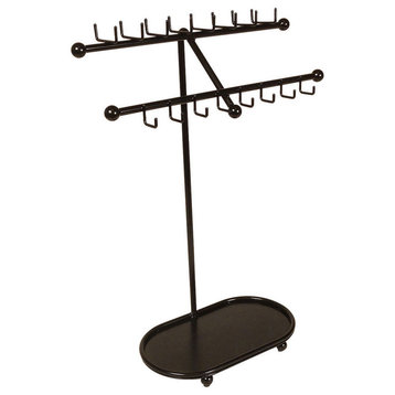 Designers Impressions JR21 Free Standing Jewelry Organizer, Oil Rubbed Bronze
