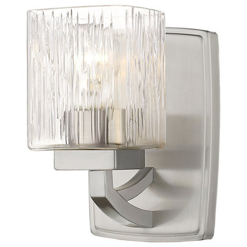 Zaid 1-Light Wall Sconce, Brushed Nickel