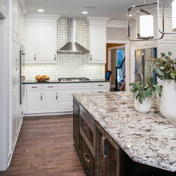 West Omaha Open Concept Kitchen-Living Room Remodel